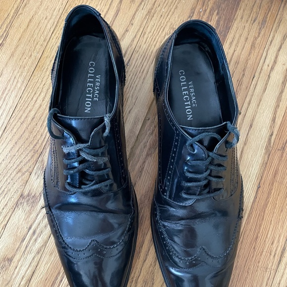 VERSACE COLLECTION vintage shoes men’s 9 authentic - Picture 5 of 6